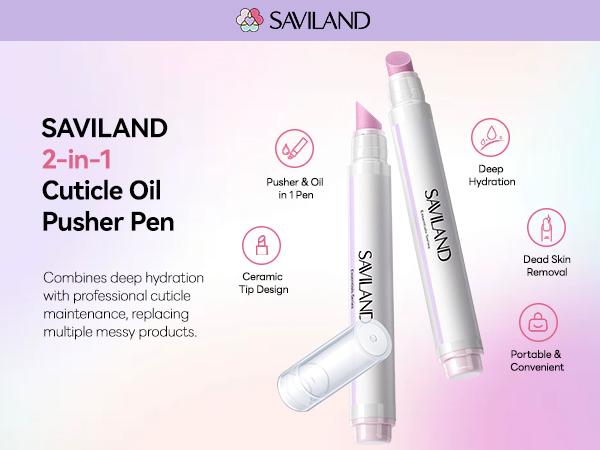 2-in-1 ceramic cuticle care pen set