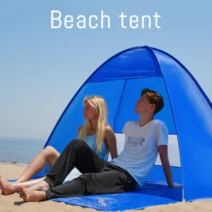 Auto Pop-up Beach Tent - Ultra-Light Portable Sun Shelter, Outdoor Seaside Camping Tent, UV-Blocking Changing Room for Families & Adults 【Instant Setup】Beach, Grass, Park