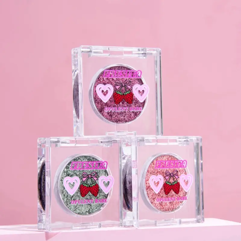 Fresita Singular Eyeshadow Pots DuoChrome High Shine Shimmer - Opulent Babe Cosmetics