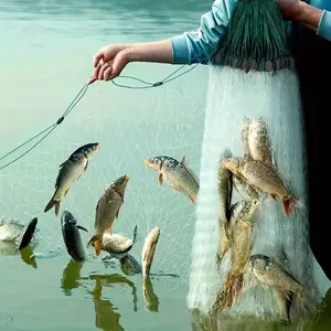 Durable Three-Layer Nylon Fishing Net, Essential Outdoor Gear for Efficient Catching, Bottom Mesh, Suitable for Lakes and Ponds, Fishing Gear Supplies