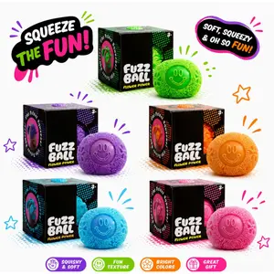 Soft Plush Stress Ball Sensory Fidget Toy Squeeze Moldable Ball for Adults Anxiety Relief Calming Desk Toy