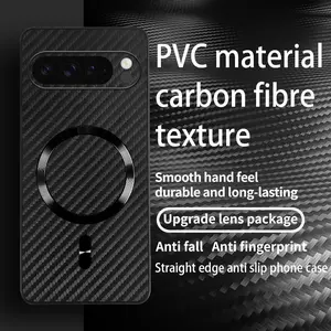 Magnetic Google Pixel Fold Pixel 7A 6A 7Pro 6Pro8/Pixel 8A/Pixel 8 Pro/Pixel 9/Pixel 9 Pro/Pixel 10/Pixel 10 Pro Phone case, Protective, anti fall protection, ultra-thin carbon fiber, shockproof, anti fingerp