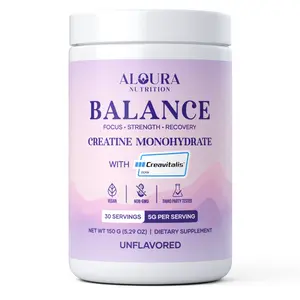 Creatine Monohydrate | Women’s Wellness Strength, Energy & Recovery | Premium Micronized Creatine with Creavitalis | Unflavored Powder | 5g Serving | 30 Servings