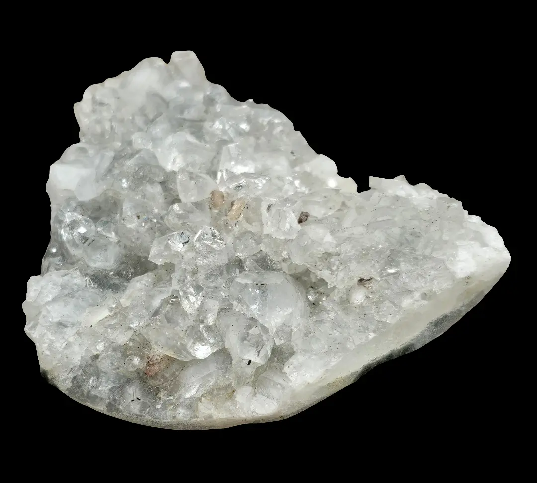 Apophyllite with Zeolite Raw Crystal Cluster 3.5" x 3" 1.75 lbs Natural Formation for Spiritual Cleansing Energy Clearing Healing Properties