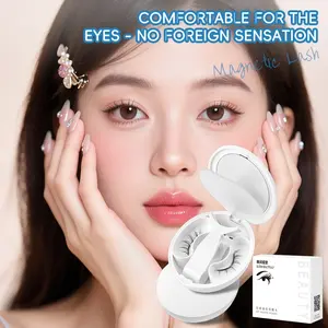 Magnetic False Eyelashes Wholesale, No Glue New Integrated Box, Sunflower Fox Style Natural Look, Soft Magnetic Lash Alternatives