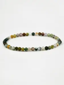 Vintage Natural Stone Beaded Bracelet, Boho Style Jewelry for Women & Men, Classic Fashion Accessories for Daily Wear