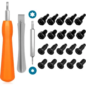 4 Sets/20Pcs Video Door Bell Screw T6 T15 Kit with Double-Ended Ring , Replacement  Screws Fit for Doorbell, Doorbell 2, Pro & Elite, Torx  Screws for  Change