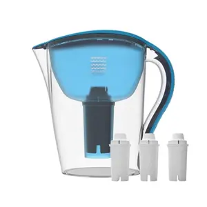 Drinkpod Ultra Premium Alkaline Water Pitcher - 3.5L Pure Healthy Water Ionizer. Includes 3 Alkaline Water Filters