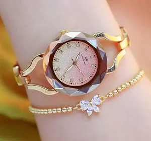 Quartz Casual Waterproof Linked Rhinestone Mother-of-pearl Ladies Watches