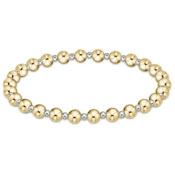 Enewton Classic Grateful Pattern 5mm Bracelet Mixed Metal