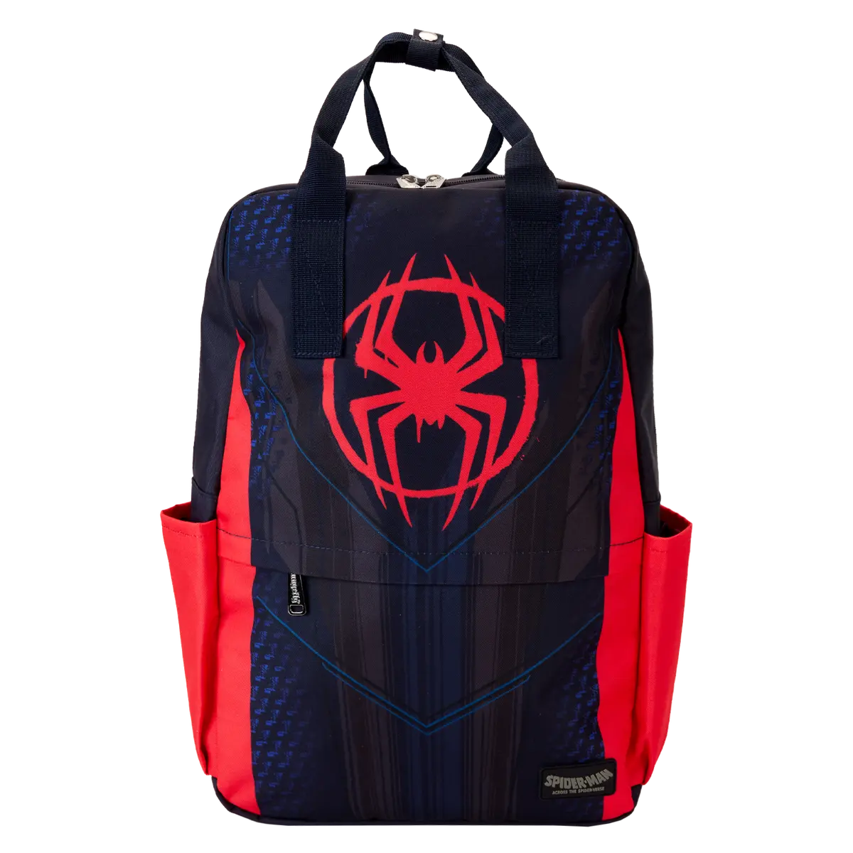 Spider-Verse Miles Morales Suit Nylon Full-Size Backpack Spider-Verse Miles Morales Suit Nylon Full-Size Backpack
