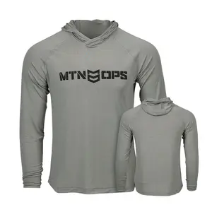 MTN OPS Unisex Shade Hoodie - Lightweight Athletic Wear for Layering & Sun Protection