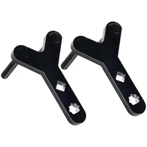 2Pcs Lower Control Arm Prying Tool, Control Arm Tool Suspension Arm Lever, Compatible with 1/2" Drive Extension Breaker Bar