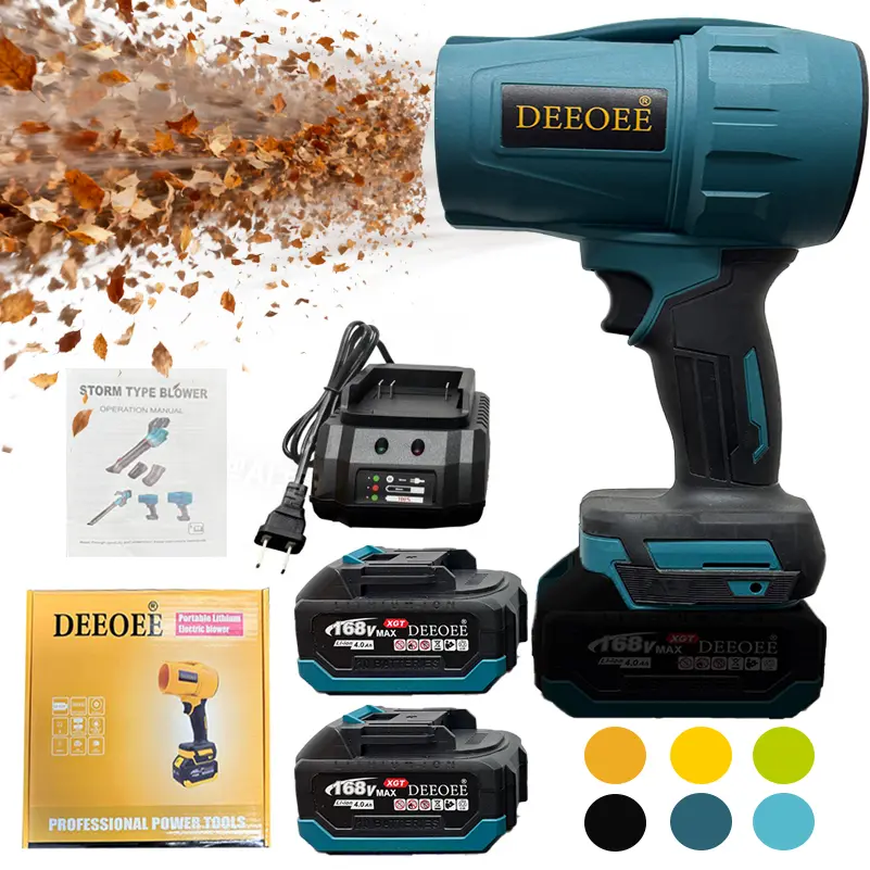 Cordless Leaf Blower Violent TurboFan,Brushless Pure Copper Motor Jet Fan With Battery,Cordless Turbo Super Power Air Duster, Handheld Powerful Dryer for Car Dust Cleaning,Car Drying after Wash, Snow Removal, Outdoors BBQ,Gift for Christmas,New Year