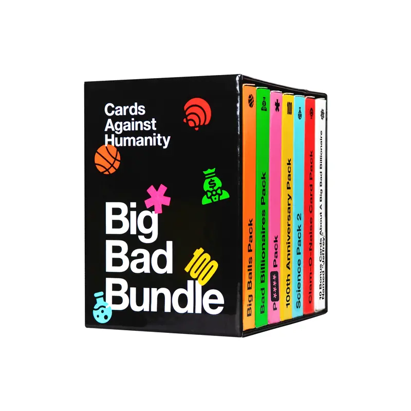 Cards Against Humanity Big Bad Bundle • 6 Mini Expansion Packs + 10 Exclusive Cards • Adult Party Card Game