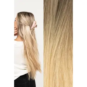 interLACED Weft Rooted #8/D16/22 (Rooted Buttercream)