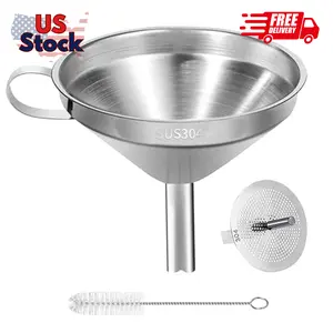 Stainless Steel Kitchen Funnel, 4.3-Inch