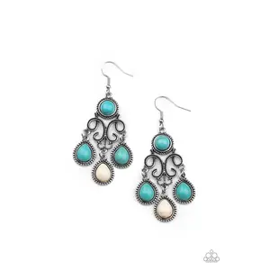 Canyon Chandelier - Multi Stone Earring