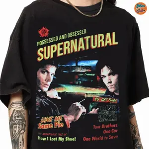Supernatural T-Shirt, End of The Road Tour Vintage Shirt, Gift For Women, Gift For Man, Cotton Trending Shirt