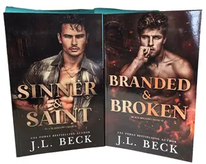 Black Hollow Creek Book 1 & 2- Sinner & Saint/Branded & Broken- Dark Western Cowboy Series