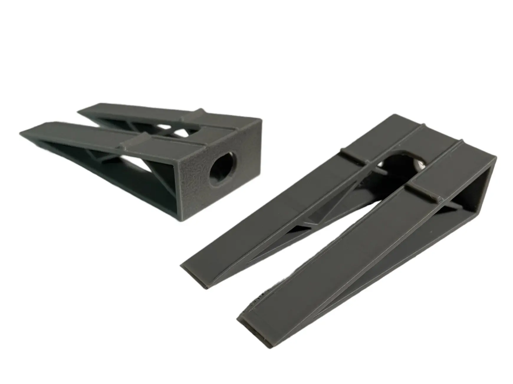 2 Pack 1:64 Grey Die Cast Ramp Accessories For Hot Wheel Die Cast Cars and Diorama Displays