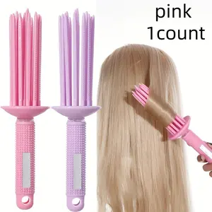 Perfect Round Hair Brush Comb, Volumizing Curling Iron, Styling Tool, Natural Volume Curls, Suitable for Salons Home Personal Use