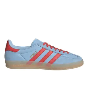 adidas Mens Gazelle Indoor Lace Up Sneakers Shoes Casual - Blue