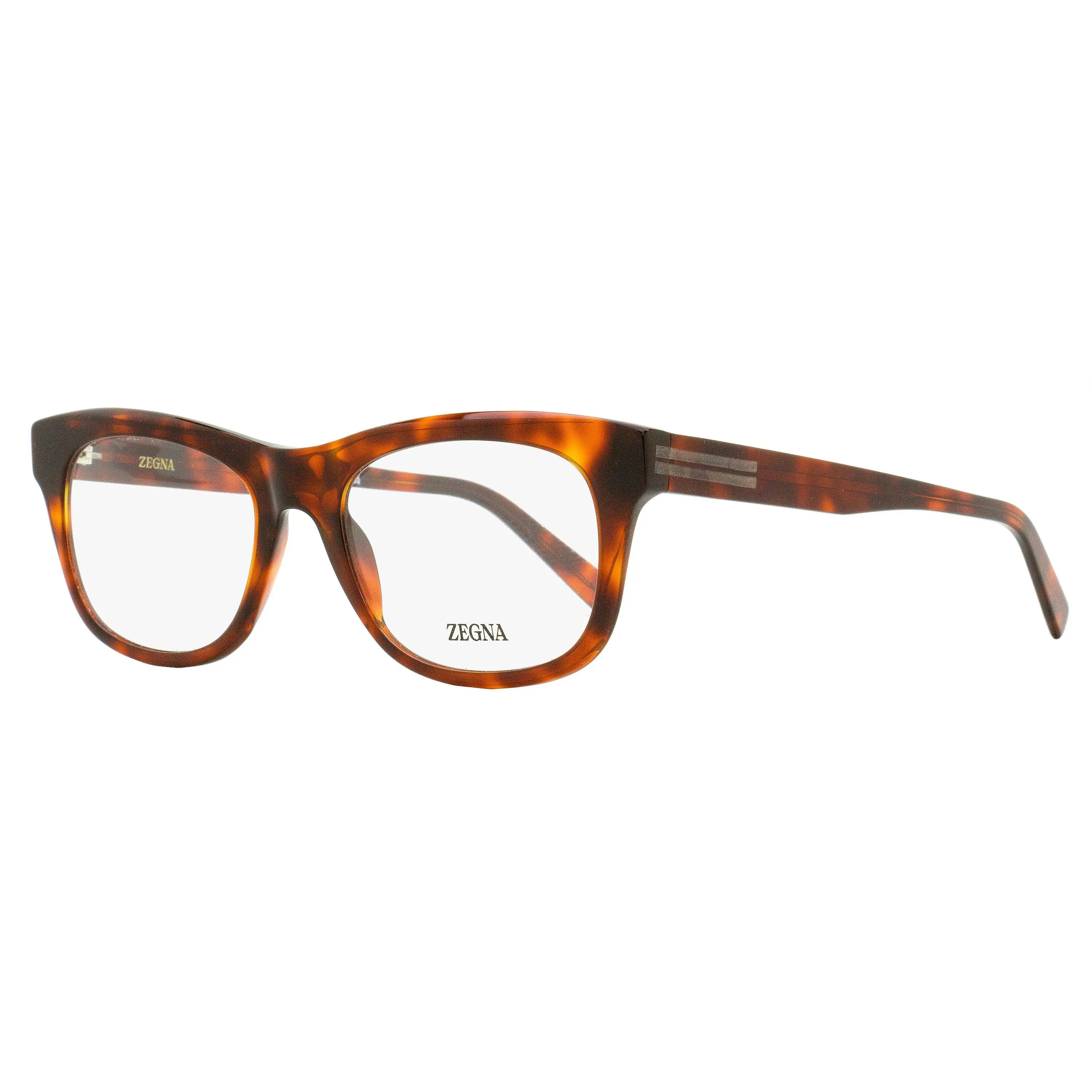 Zegna Thin Profile Eyeglasses EZ5283 054 Red Havana 53mm