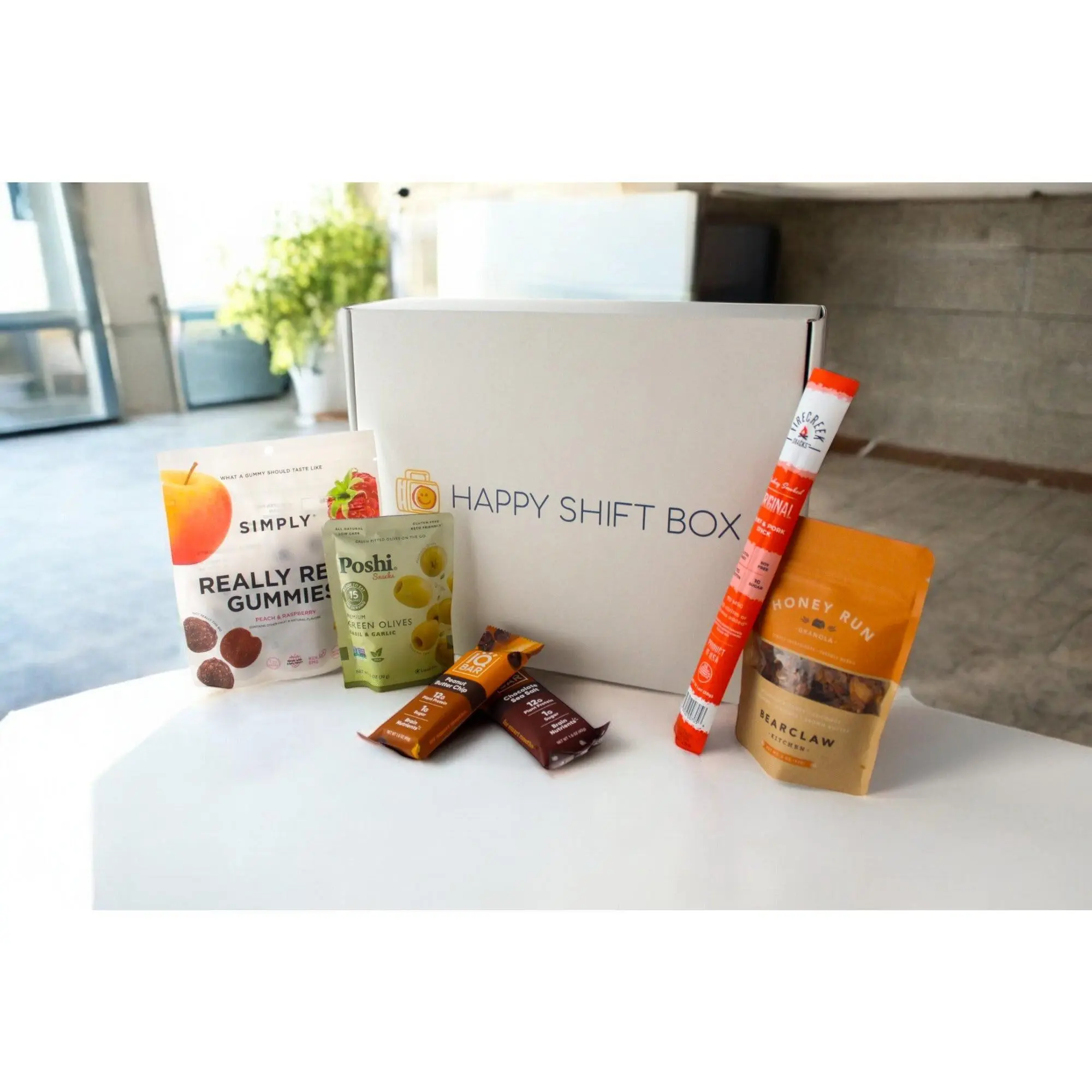 Happy Shift Box Subscription Snack Box Multipack - Healthy Protein Snacks for Nurses & Healthcare Workers - Balanced Variety of Sweet & Savory Options - Convenient Monthly Delivery