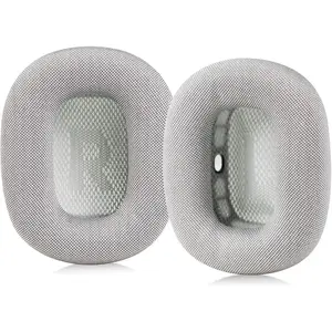 Upgraded Ear Cushions for  AirPods Max Headphones, Mesh Fabric Replacement Ear Pads Cover with Memory  and ,Closer to The ()