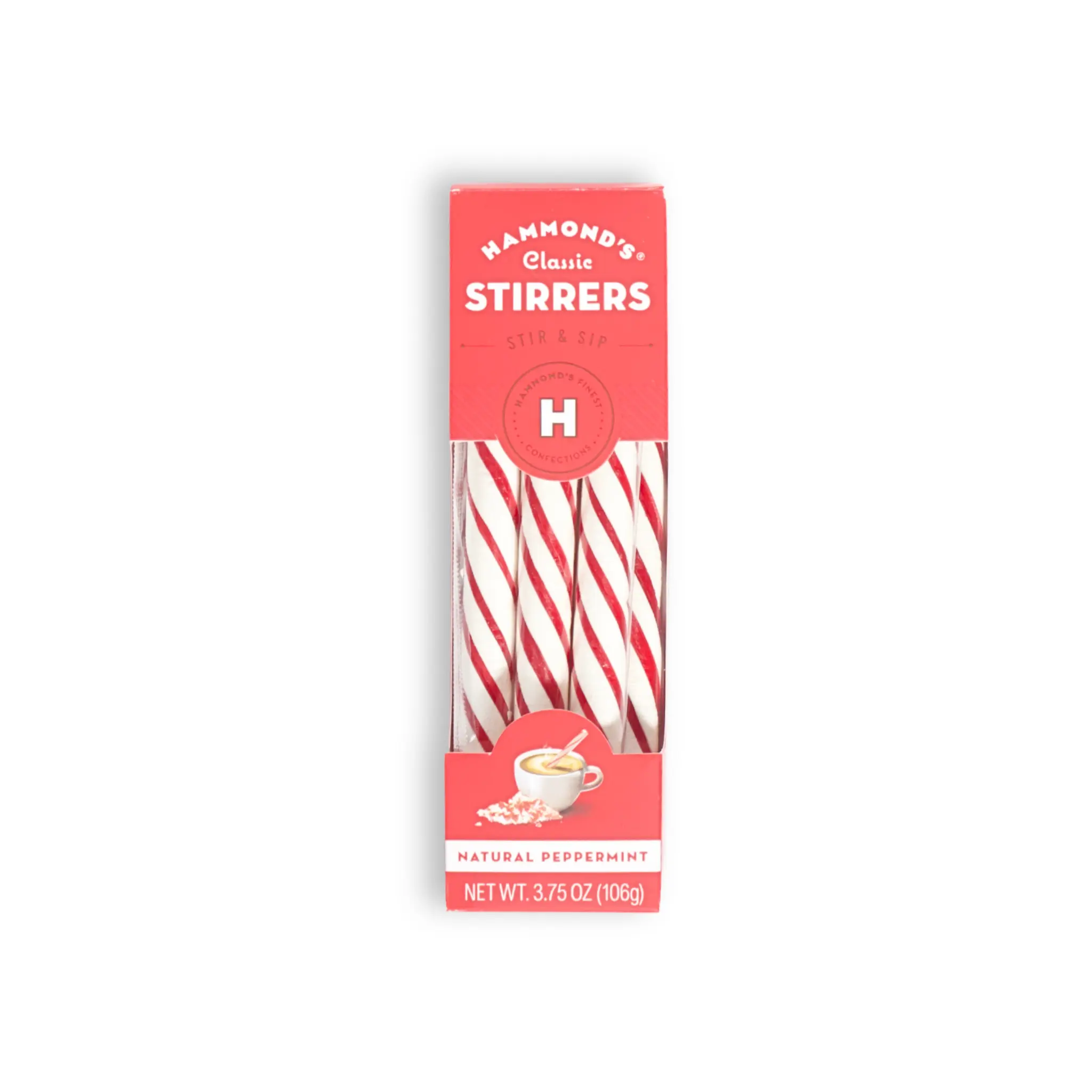Natural Peppermint Cocoa Stirrers