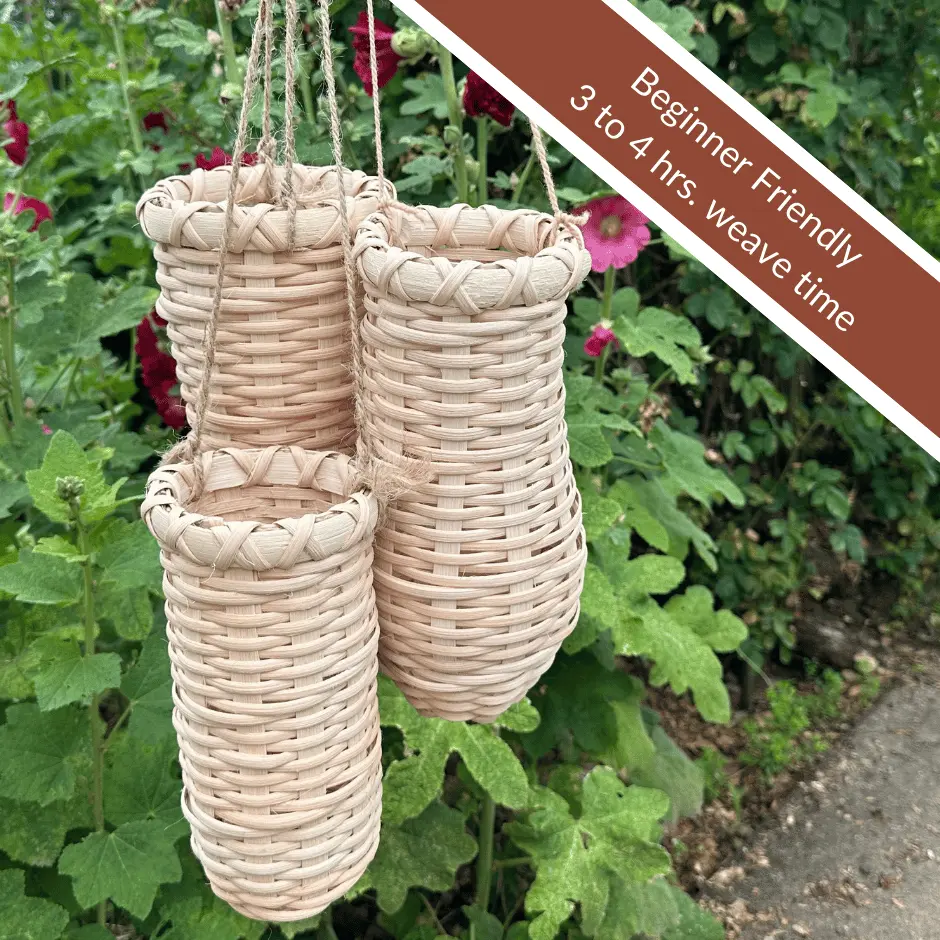 Hanging Flower Vase Basket Weaving Kit