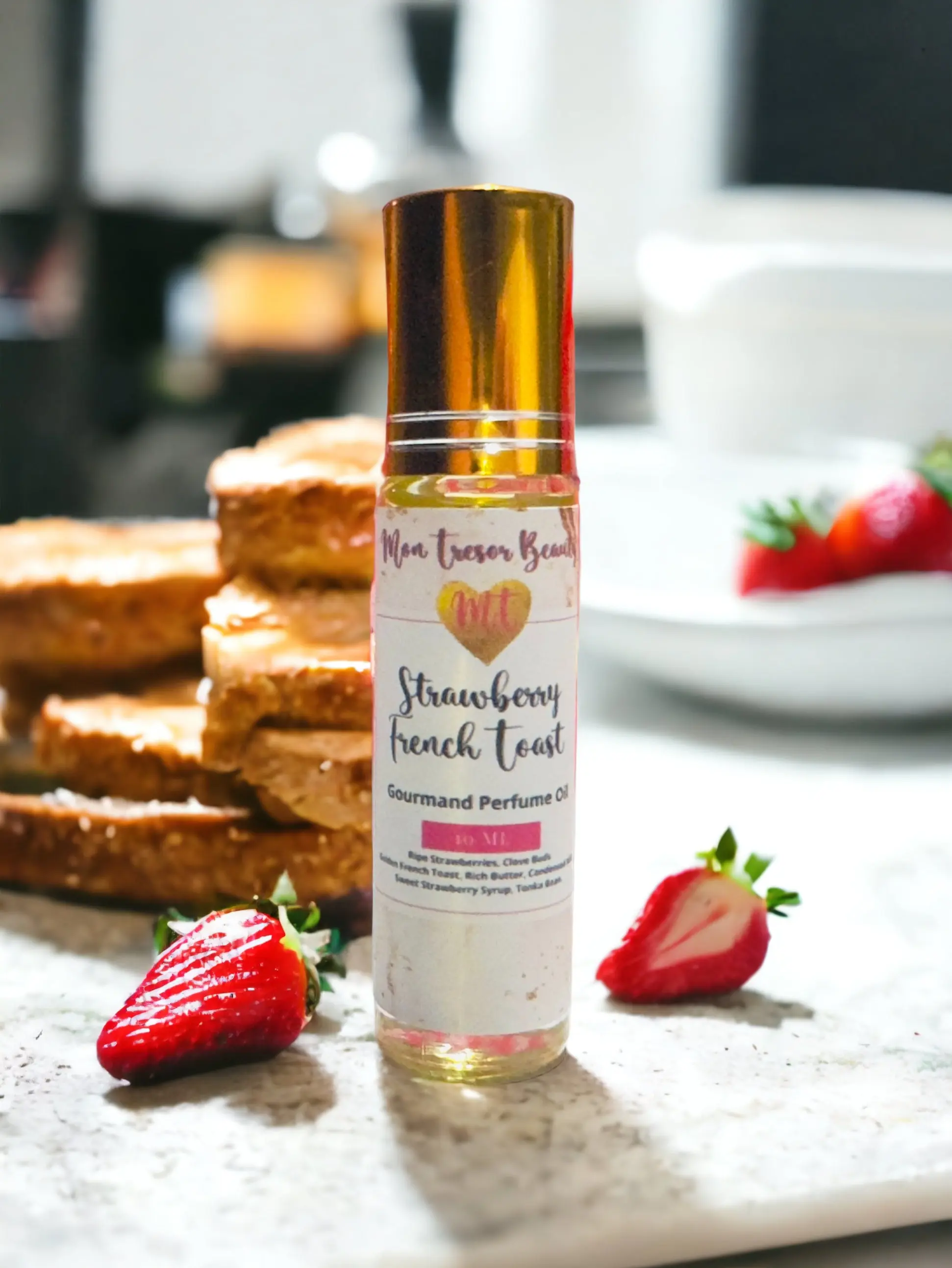 Mon Tresor- Strawberry French Toast Body oil roll-on, 10ml Mon Tresor- Strawberry French Toast Body oil roll-on, 10ml