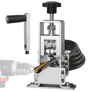 Electric and manual dual-purpose wire strippers, Hand tools, portable cable stripping tool set, adjustable blade head, high efficiency and durable, industrial-grade, precision wire stripping anti-slip safety electrician's pliers