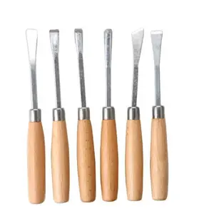 Hand-Carved Wood Sculpture Tools, Professional Wood Carving Chisel Set, Decorative Floral Carving Instruments for Artists