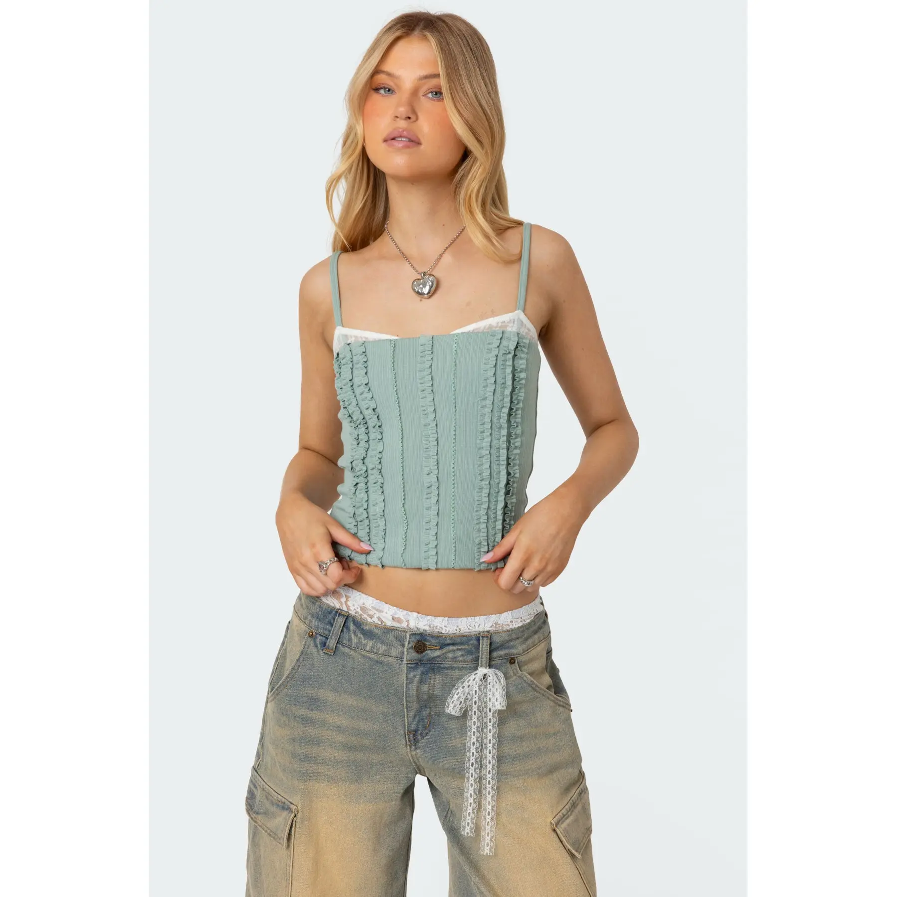 Ruffled Bra Top