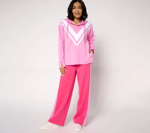 Isaac Mizrahi Live! Clubhouse Scuba Knit Pullover Hoodie