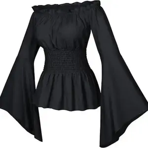 Pirate skirt cosplay full set; Women's Halloween Caribbean pirate cosplay skirt.