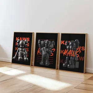 Hypebeast Kaws Poster set of 3,Printable kaws Graffiti print, Hypebeast Toys, Hypebeast Sneaker, Sneaker Prints #92