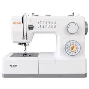 FEIYUE FYe350 Heavy Duty Sewing Machine — Servo Motor, Foot Pedal, 23 Stitches, 1-Step Buttonhole