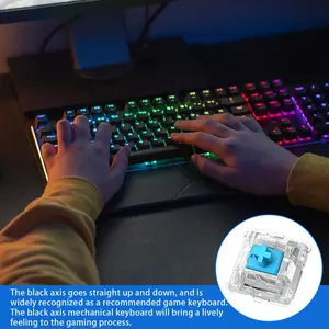 iTLY 10/20/30/50/100 Pcs Mechanical Keyboard Replacement Switches - CIY Hot-Swap Socket, SMD 3-Pin, MX Switch Compatible, Ideal for Custom Keyboard Building, Tactile/Bouncy Switches, Keycap-Compatible Switches, Gaming Keyboard Accessories