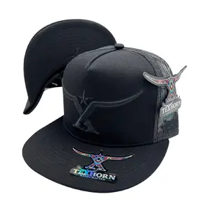 La Escondida Black On Black Texhorn Cap
