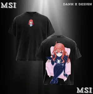Itsuki Nakano Spider | The Quintessential Quintuplets Inspired Tee “Bright Spirit and Brave Heart – The Sister Who Faces Every Challenge With Fire” — For School Life Fans, For Gift Drops That Spark With Energy