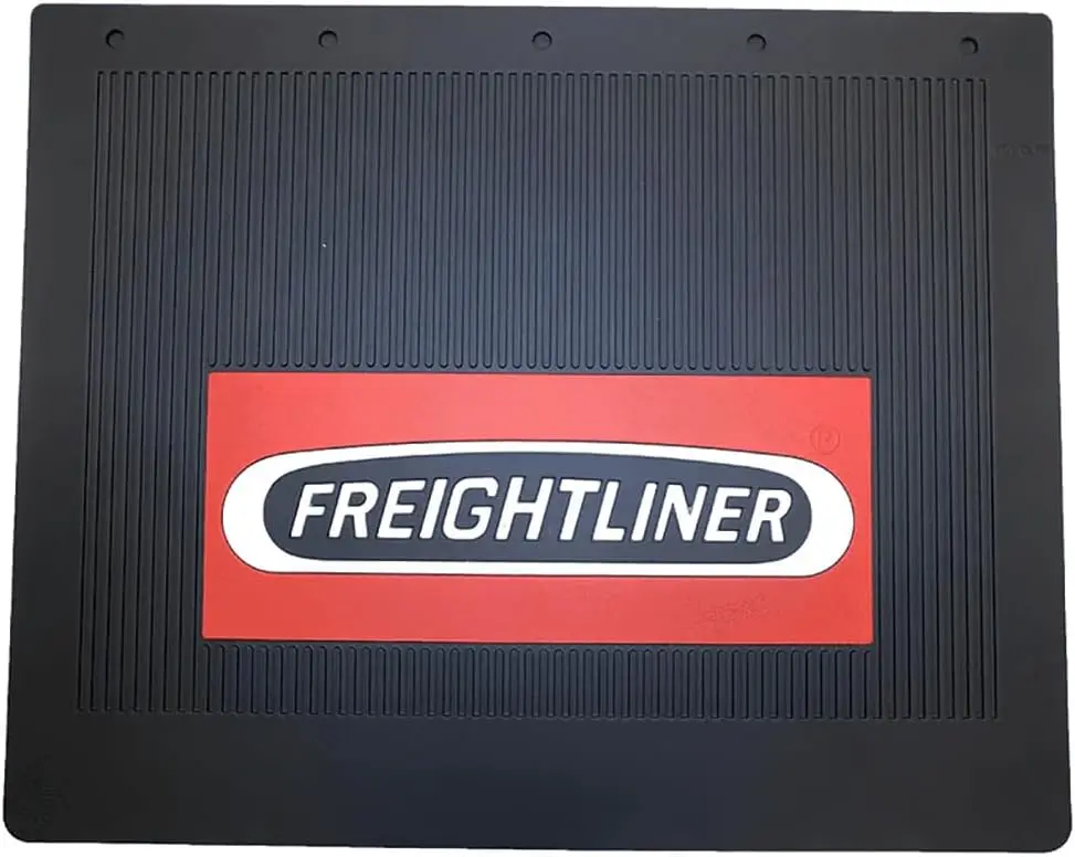 Freightliner 18" x 14.5" x 1/4" PDTCLAS Front Fenders Black Mud Flaps-Set of 2
