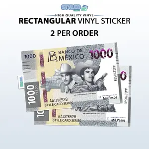 chalino sanchez and adan sanchez rectangle vinyl sticker