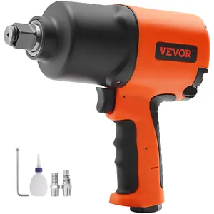 VEVOR Air Impact Wrench, 3/4-Inch Drive Air Impact Gun, Up to 1870ft-lbs Nut-busting Torque, Composite Pneumatic Impact Wrench for Auto Repairs and Maintenance Heavy Duty