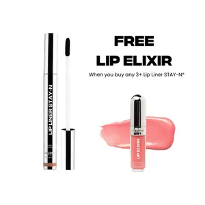 LIP LINER STAY-N - Peel-Off Lip Liner Stain - All Day & Night Lipliner with Hyaluronic Acid & Vitamin E - Long Lasting Formula - 0.12 fl oz / 3.5 ml