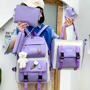 Korean Style Large Capacity Backpack - Multifunctional Handbag/Bookbag with Zippered Compartments, &, // Suitable for, Students, College, Travel