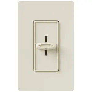 Lutron SFSQ-FH-LA 1.5A Single Pole Fan Control- Light Almond
