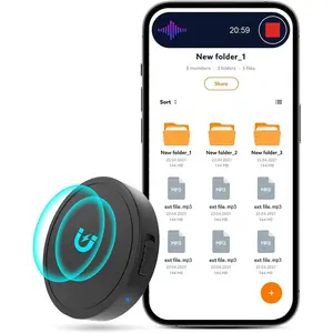 128G (1600 Hour)  Voice Activated Recorder -  Recording Device MP3 Records with 70 Hours  Time, USB-C Audio Recorder for Work, Lectures, Meetings, Interviews